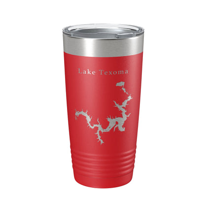 Lake Texoma Map Tumbler Travel Mug Insulated Laser Engraved Coffee Cup Oklahoma Texas 20 oz-10