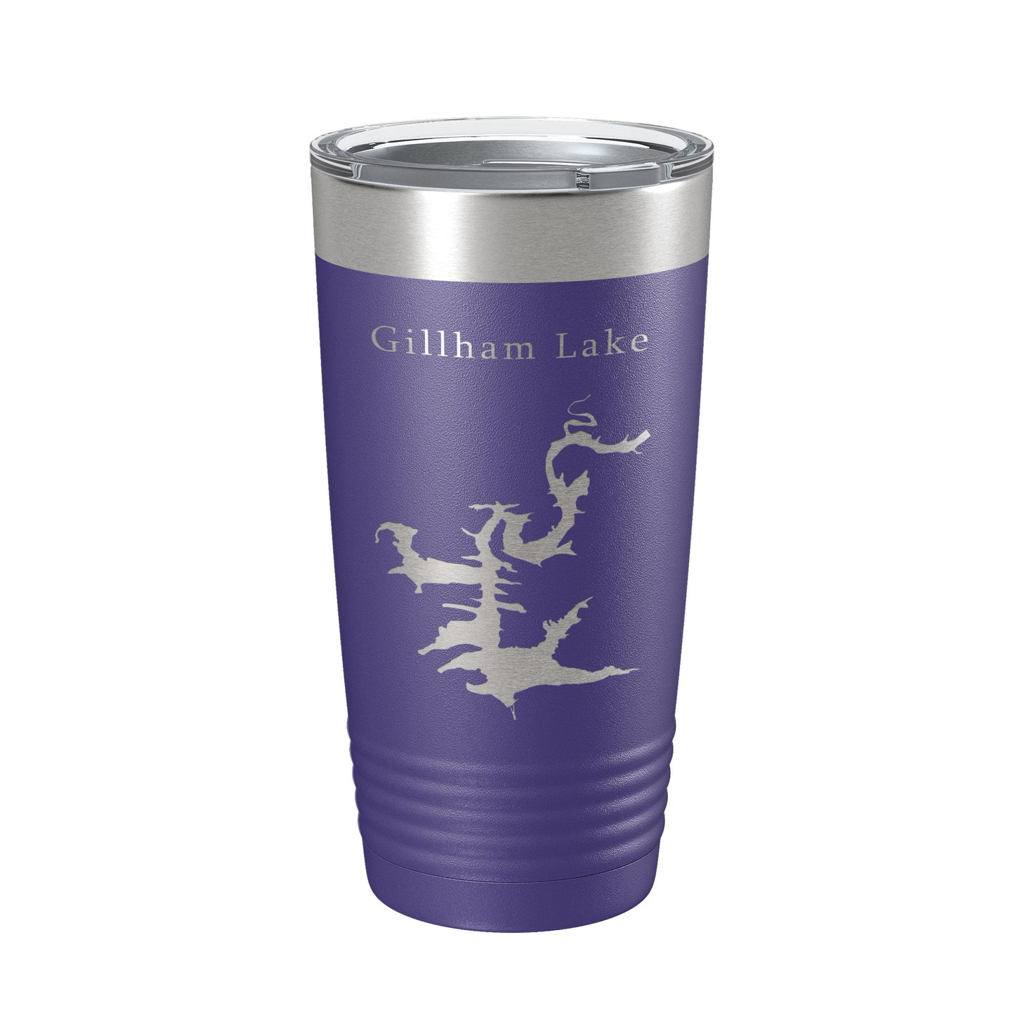 Gillham Lake Map Tumbler Travel Mug Insulated Laser Engraved Coffee Cup Arkansas 20 oz-15