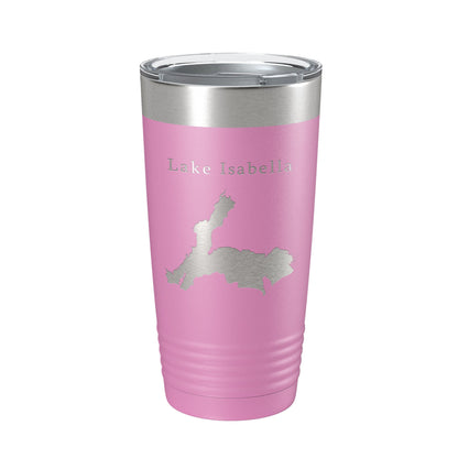 Lake Isabella Map Tumbler Travel Mug Insulated Laser Engraved Coffee Cup California 20 oz-14