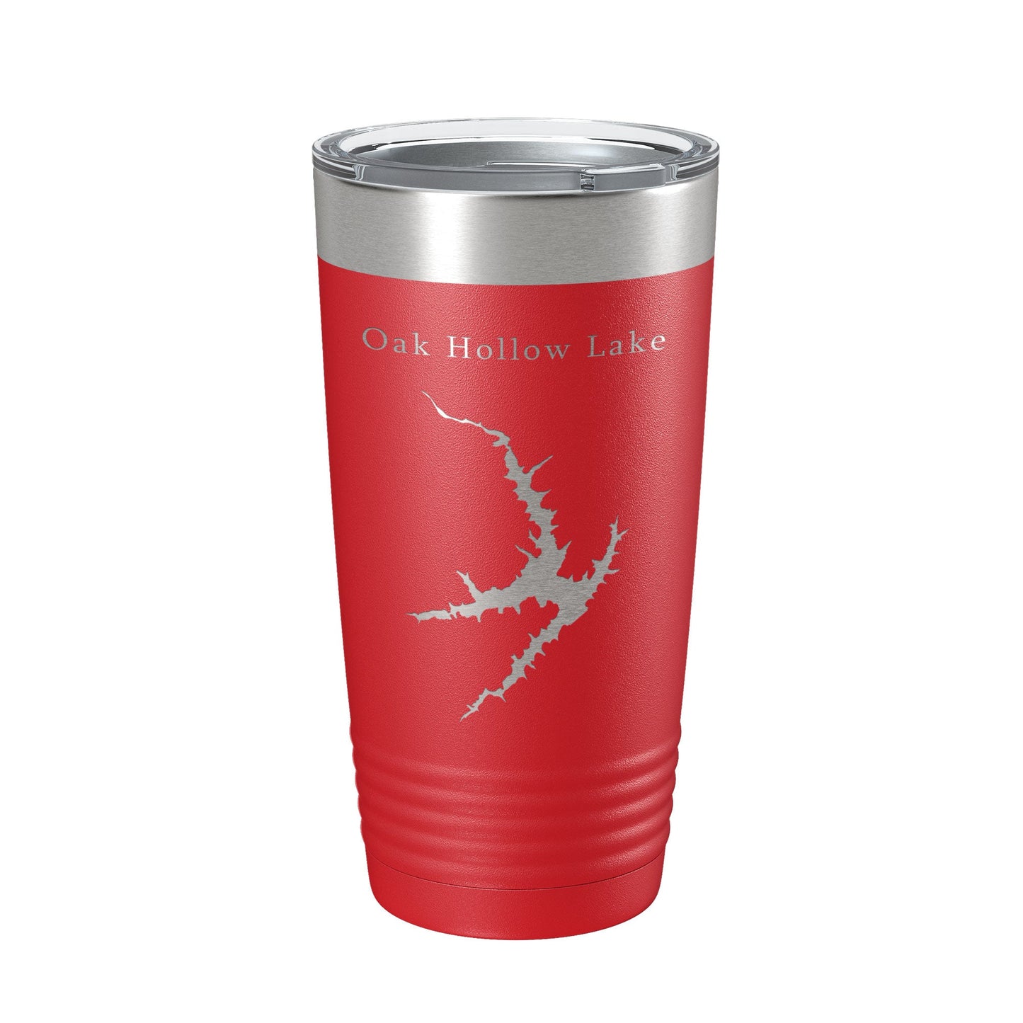 Oak Hollow Lake Map Tumbler Travel Mug Insulated Laser Engraved Coffee Cup High Point North Carolina 20 oz-10