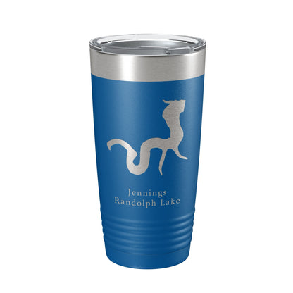 Jennings Randolph Lake Map Tumbler Travel Mug Insulated Laser Engraved Coffee Cup Maryland 20 oz-6