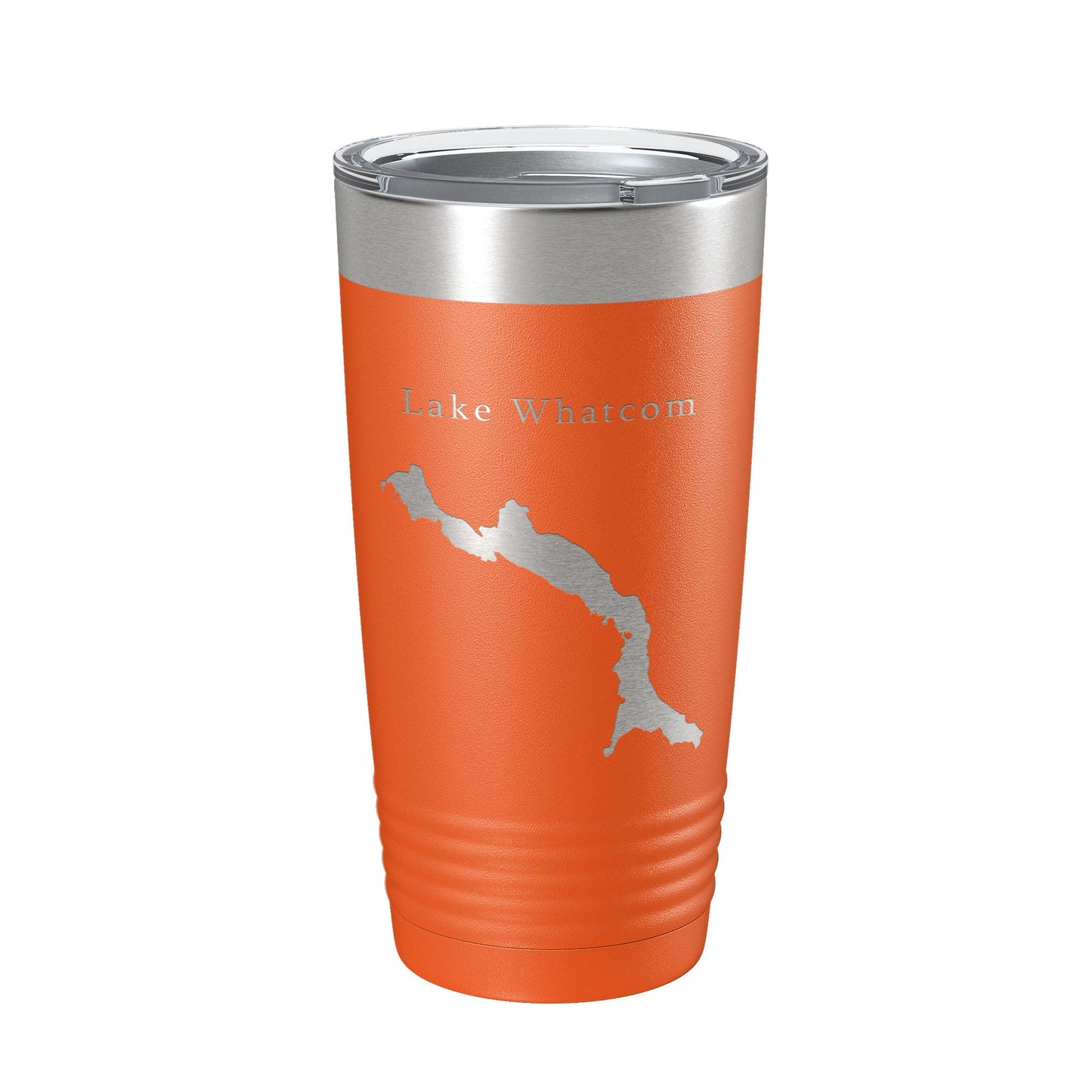Lake Whatcom Map Tumbler Travel Mug Insulated Laser Engraved Coffee Cup Washington 20 oz-17