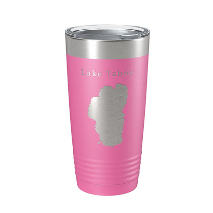 Lake Tahoe Map Tumbler Travel Mug Insulated Laser Engraved Coffee Cup California Nevada 20 oz-11