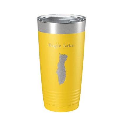 Eagle Lake Map Tumbler Travel Mug Insulated Laser Engraved Coffee Cup Acadia Maine 20 oz-4