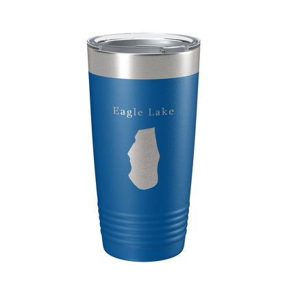 Eagle Lake Map Tumbler Travel Mug Insulated Laser Engraved Coffee Cup Pennsylvania 20 oz-6
