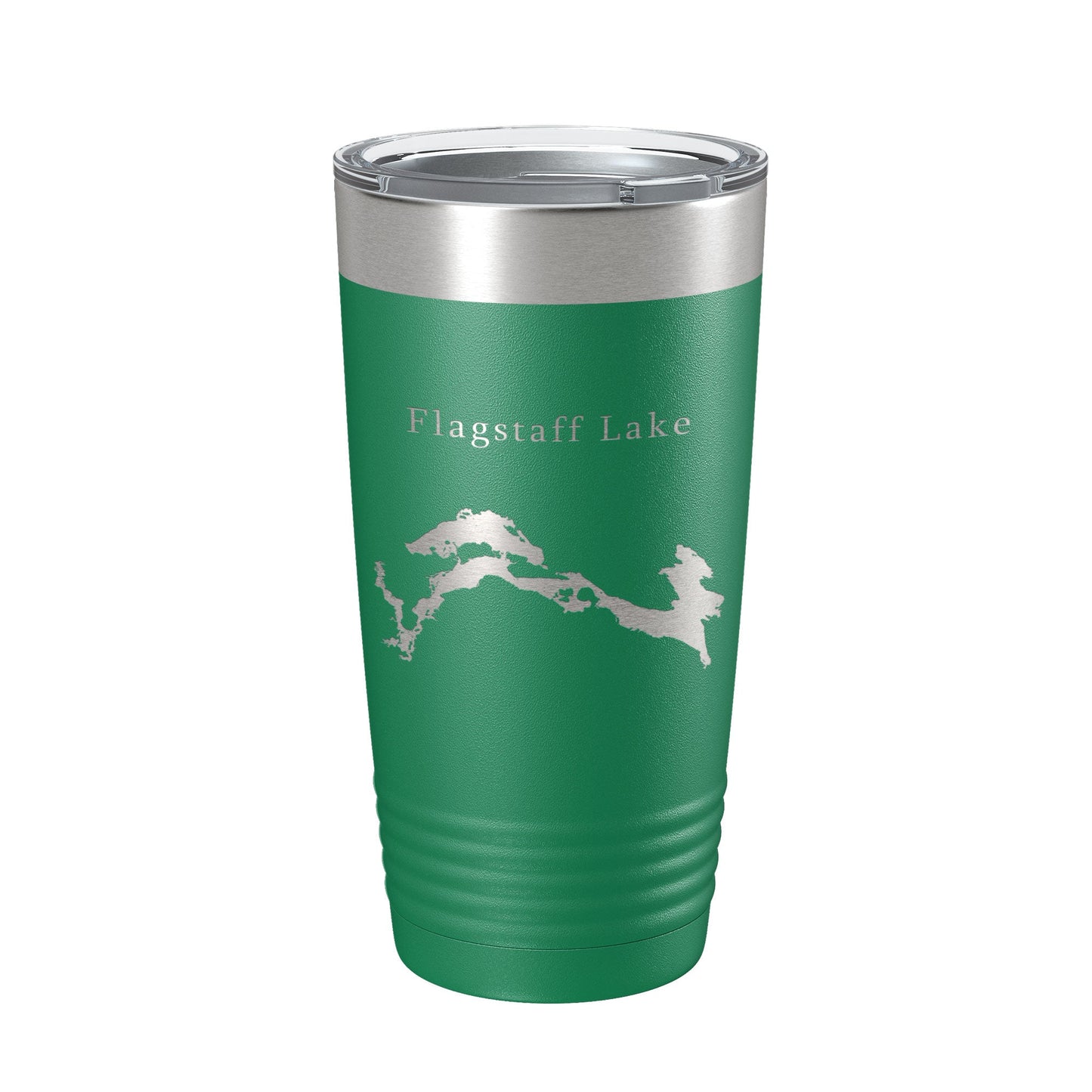 Flagstaff Lake Map Tumbler Travel Mug Insulated Laser Engraved Coffee Cup Maine 20 oz-9