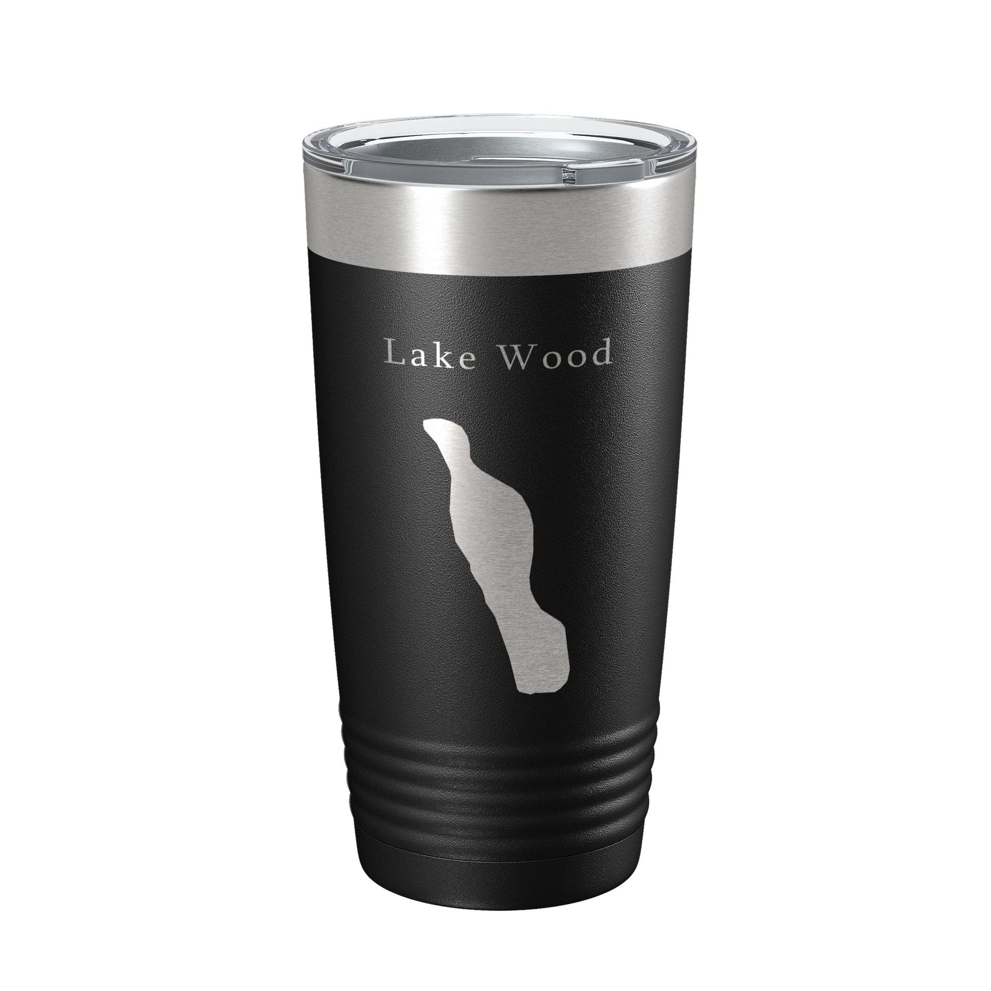 Lake Wood Map Tumbler Travel Mug Insulated Laser Engraved Coffee Cup Acadia Maine 20 oz-0