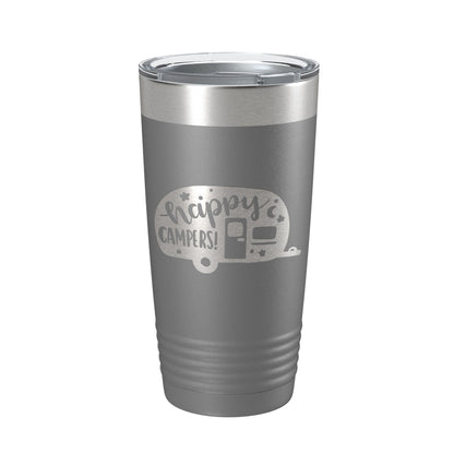 Happy Campers Tumbler RV Camping Travel Mug Gift Insulated Laser Engraved Coffee Cup Tent Outdoors 20 oz-16
