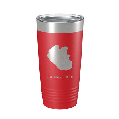 Hauser Lake Map Tumbler Travel Mug Insulated Laser Engraved Coffee Cup Idaho 20 oz-10