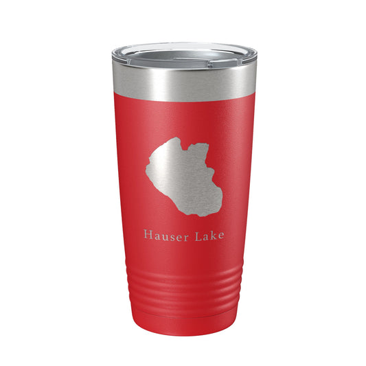 Hauser Lake Map Tumbler Travel Mug Insulated Laser Engraved Coffee Cup Idaho 20 oz-10