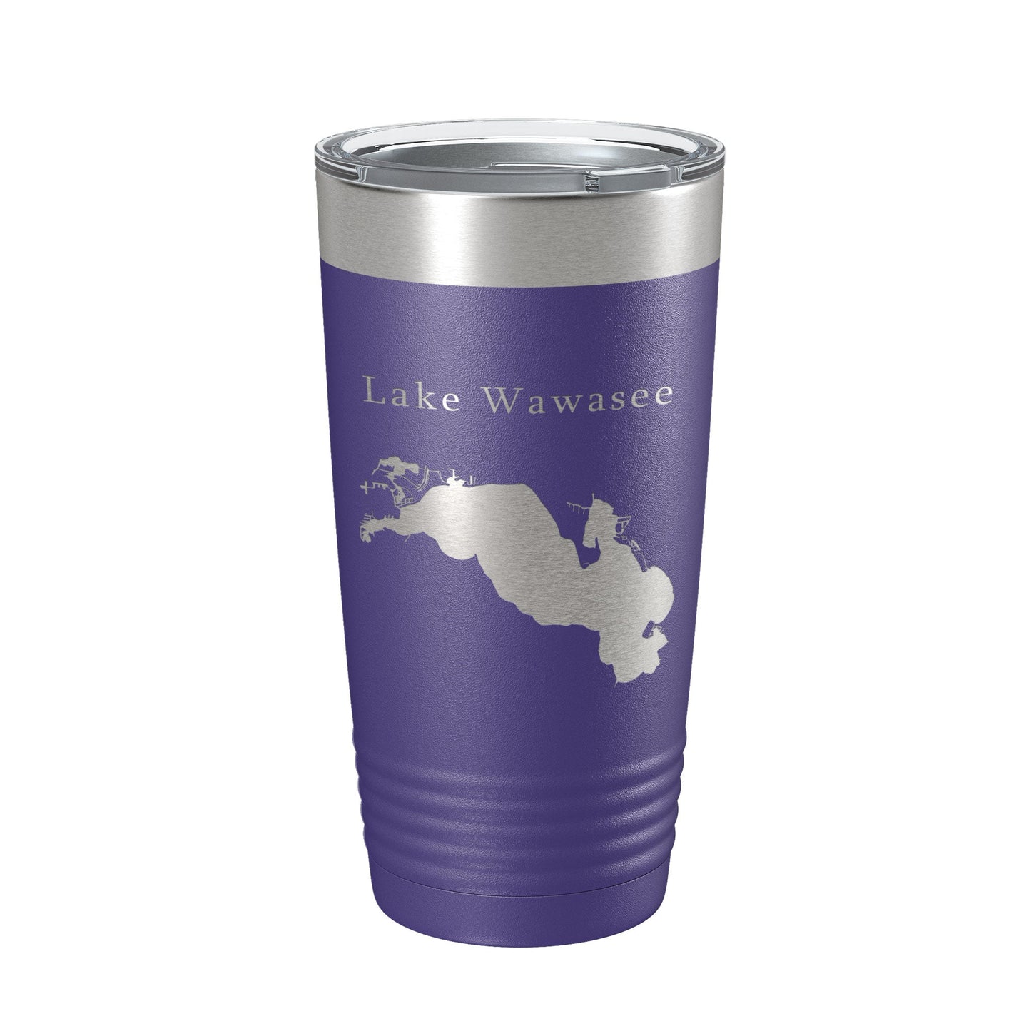 Lake Wawasee Map Tumbler Travel Mug Insulated Laser Engraved Coffee Cup Indiana 20 oz-15