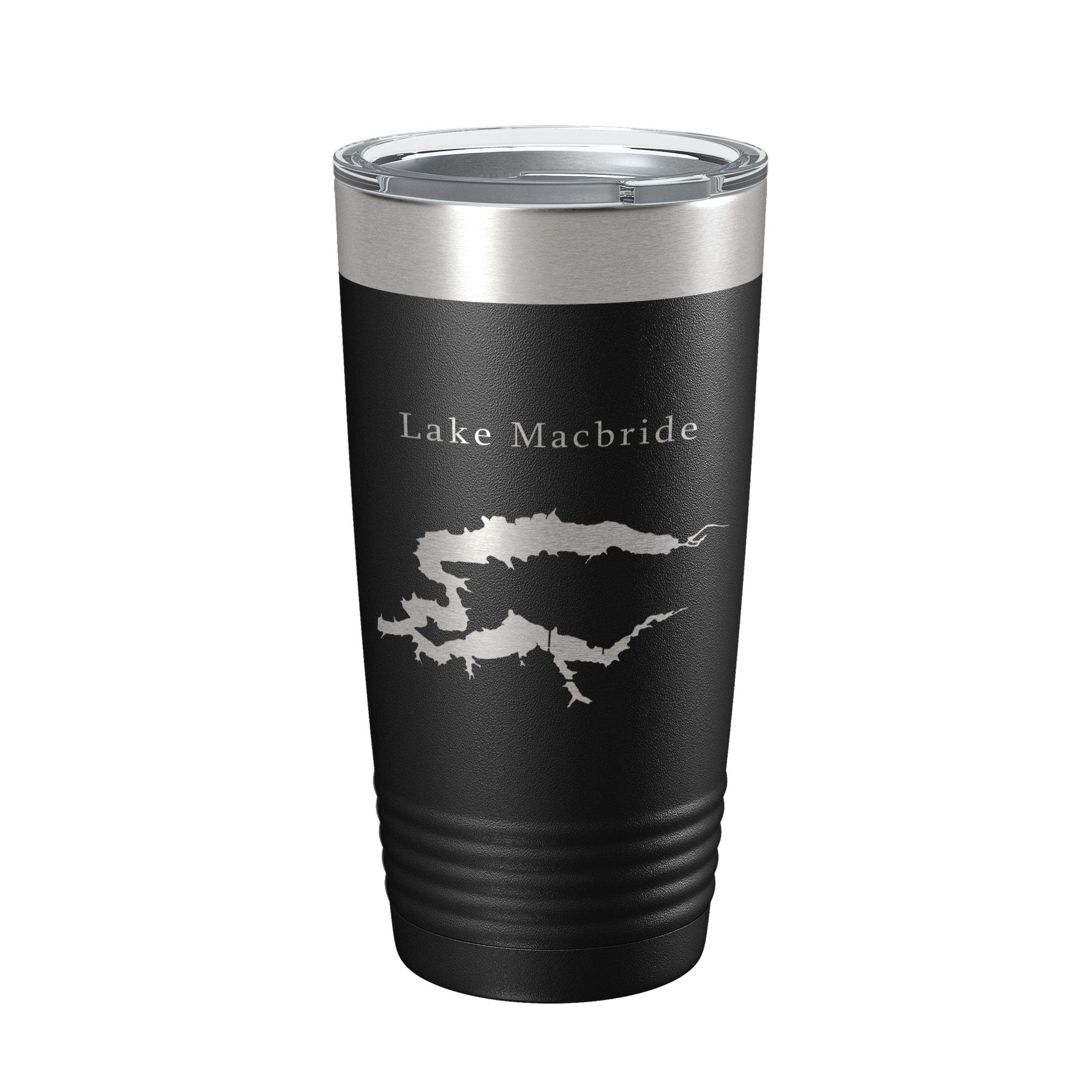 Lake Macbride Map Tumbler Travel Mug Insulated Laser Engraved Coffee Cup Iowa 20 oz-5