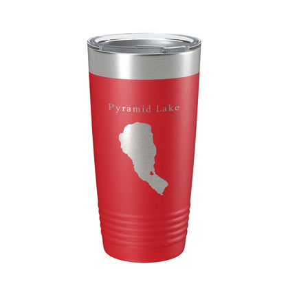 Pyramid Lake Map Tumbler Travel Mug Insulated Laser Engraved Coffee Cup Nevada 20 oz-10