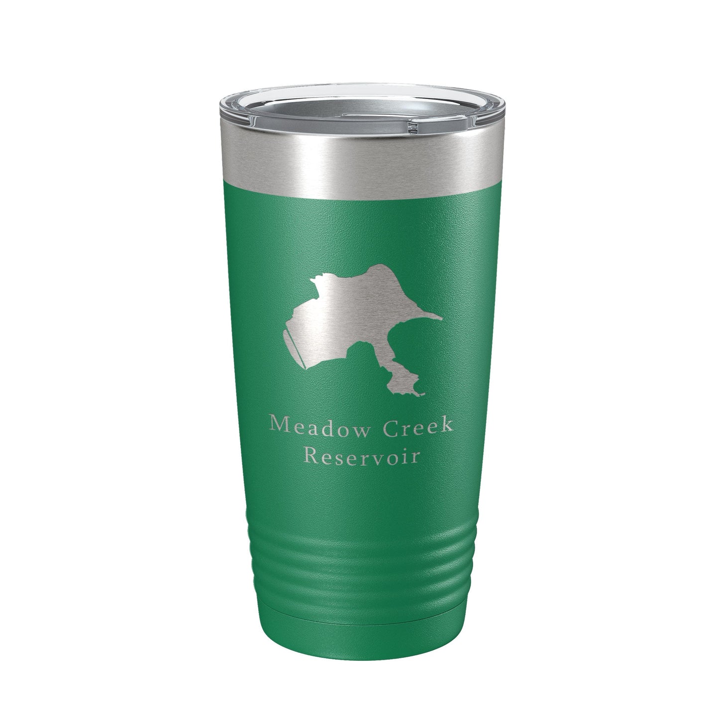 Meadow Creek Reservoir Tumbler Lake Map Travel Mug Insulated Laser Engraved Coffee Cup Colorado 20 oz-9