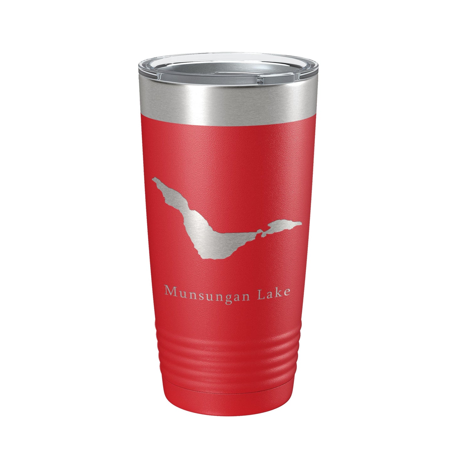 Munsungan Lake Map Tumbler Travel Mug Insulated Laser Engraved Coffee Cup Maine 20 oz-10