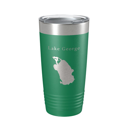 Lake George Map Tumbler Travel Mug Insulated Laser Engraved Coffee Cup Florida 20 oz-9