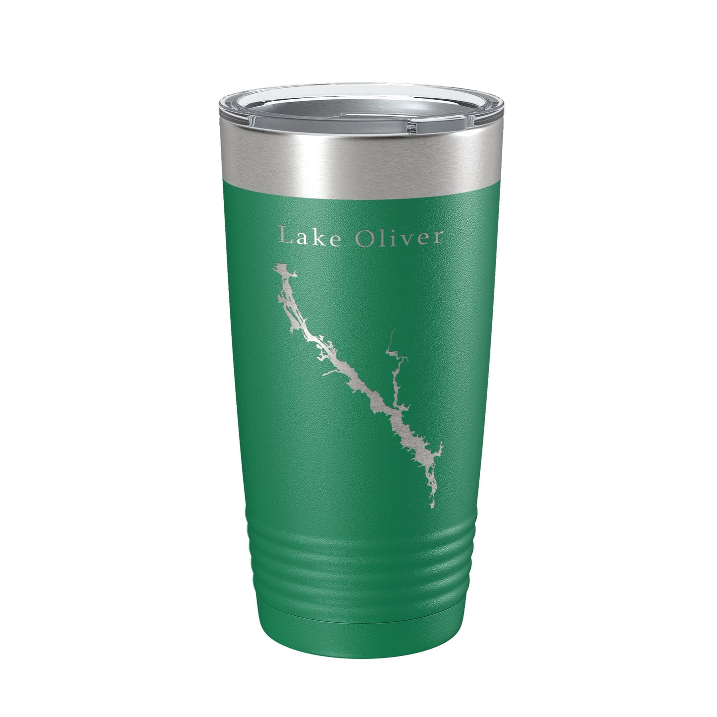 Lake Oliver Map Tumbler Travel Mug Insulated Laser Engraved Coffee Cup Alabama Georgia 20 oz-9
