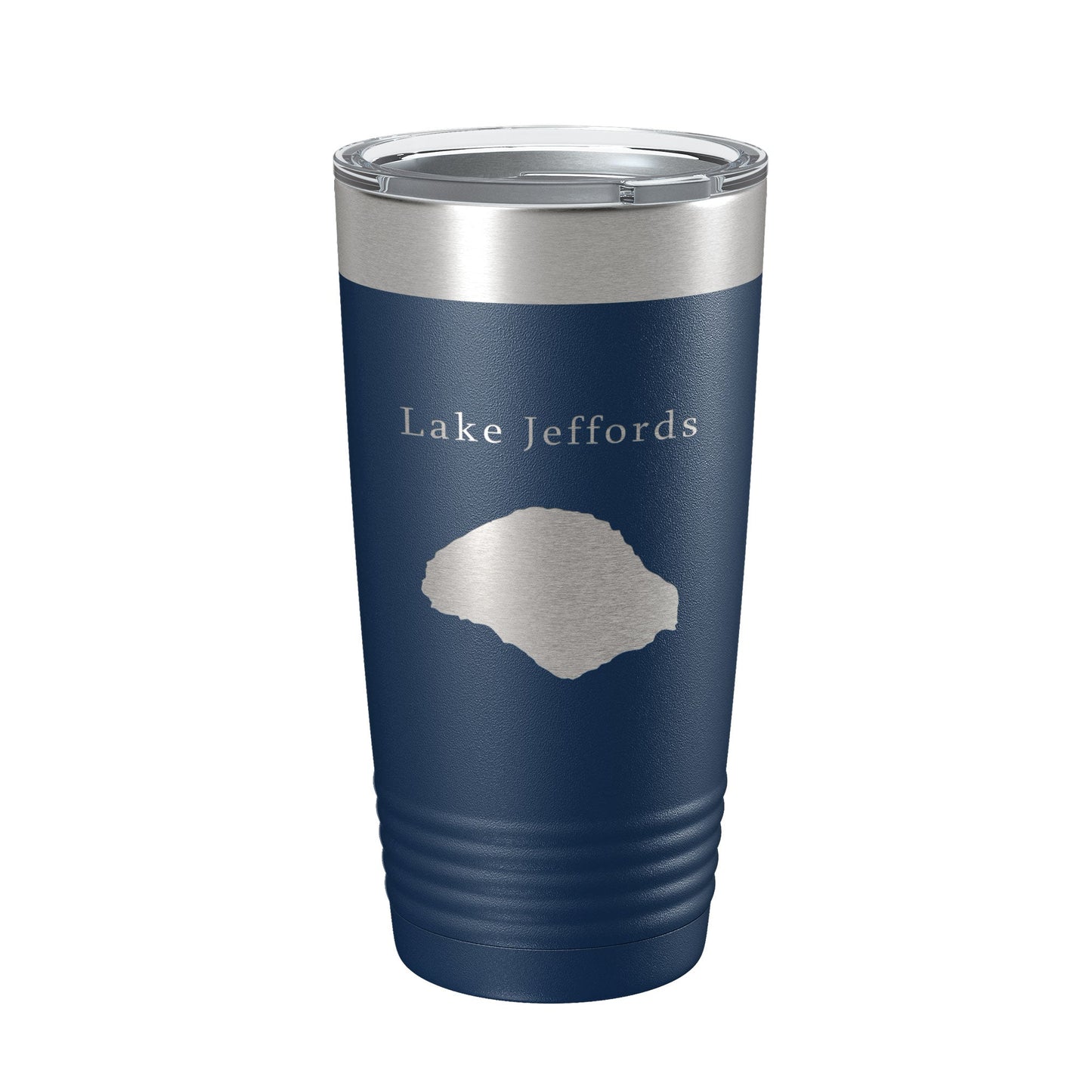Lake Jeffords Map Tumbler Travel Mug Insulated Laser Engraved Coffee Cup Florida 20 oz-2