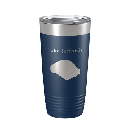 Lake Jeffords Map Tumbler Travel Mug Insulated Laser Engraved Coffee Cup Florida 20 oz-8