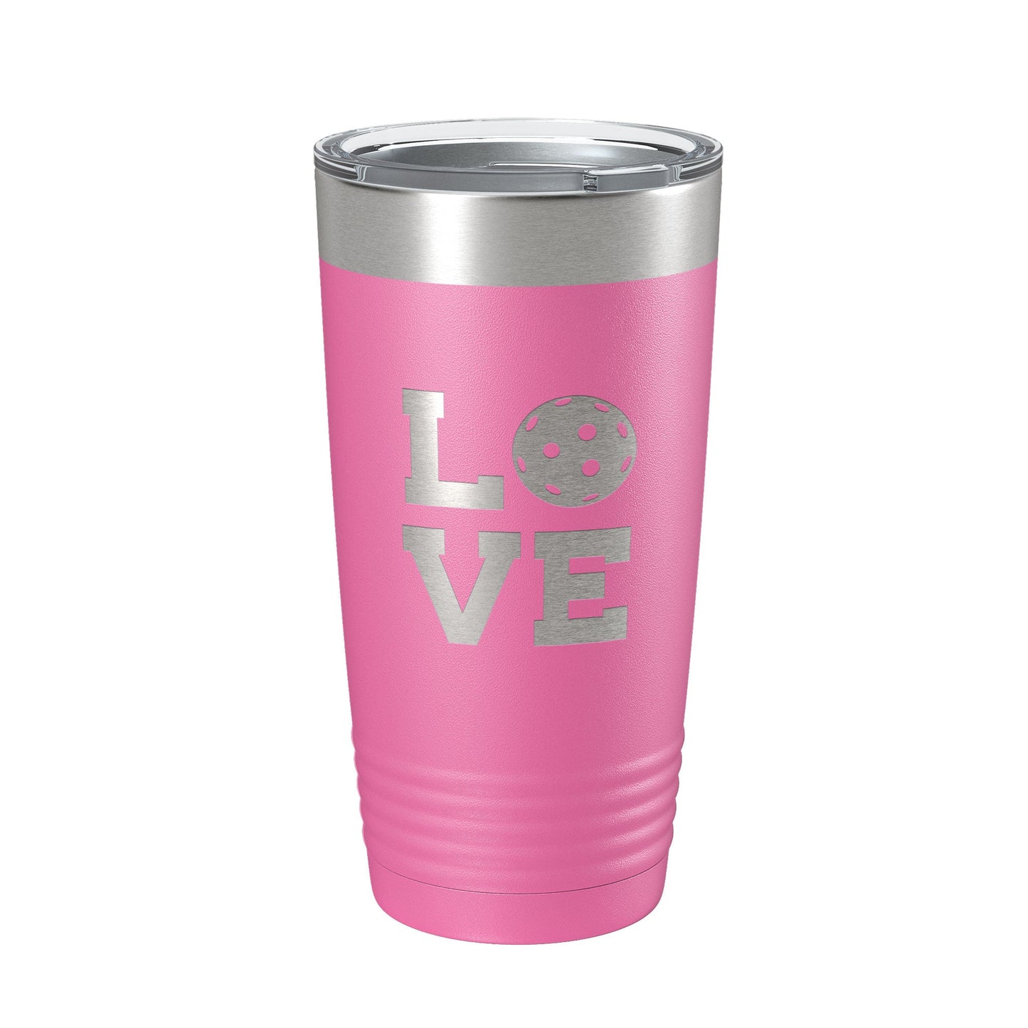 Pickleball Love Tumbler Travel Mug Insulated Laser Engraved Coffee Cup Pickle Ball Gift 20 oz-11