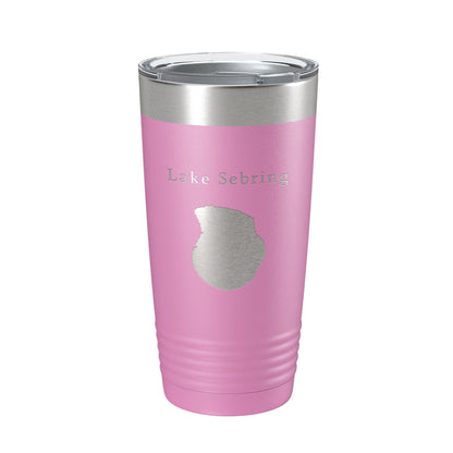 Lake Sebring Map Tumbler Travel Mug Insulated Laser Engraved Coffee Cup Florida 20 oz-14