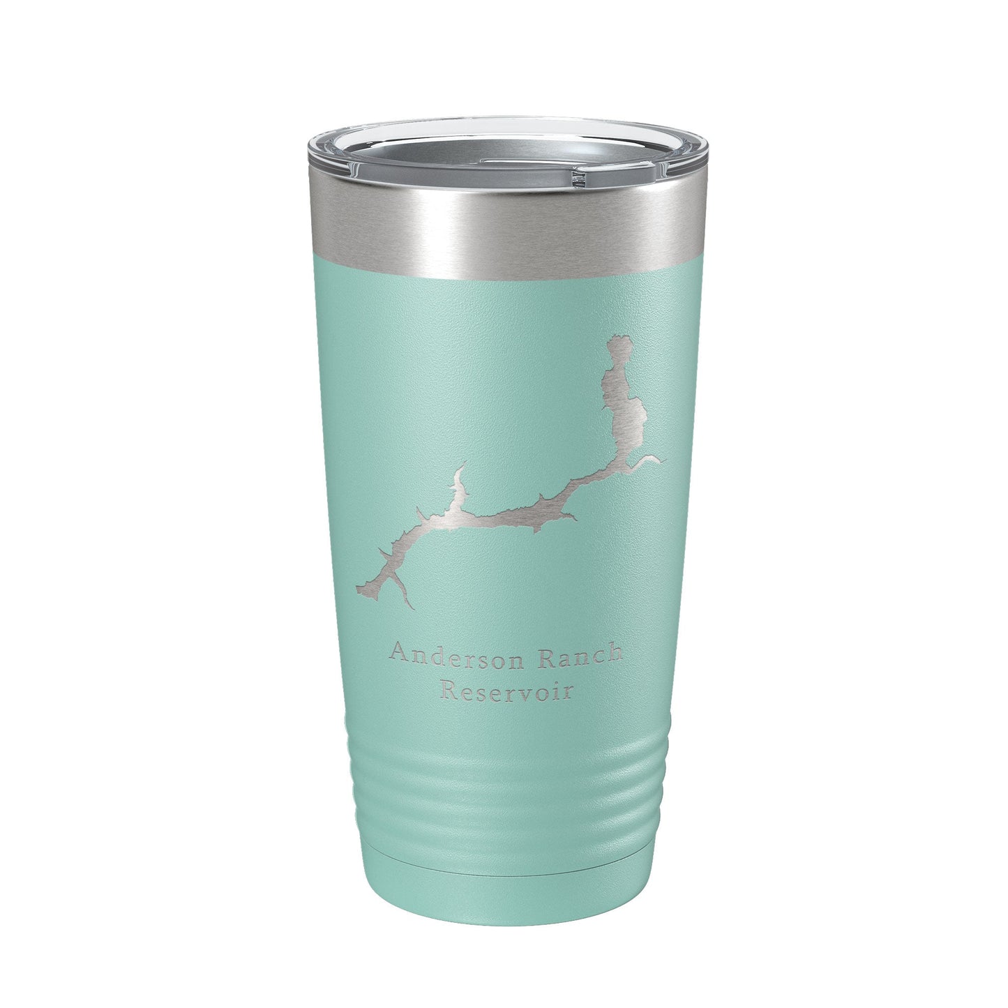Anderson Ranch Reservoir Tumbler Lake Map Travel Mug Insulated Laser Engraved Coffee Cup South Fork Boise River Idaho 20 oz-12
