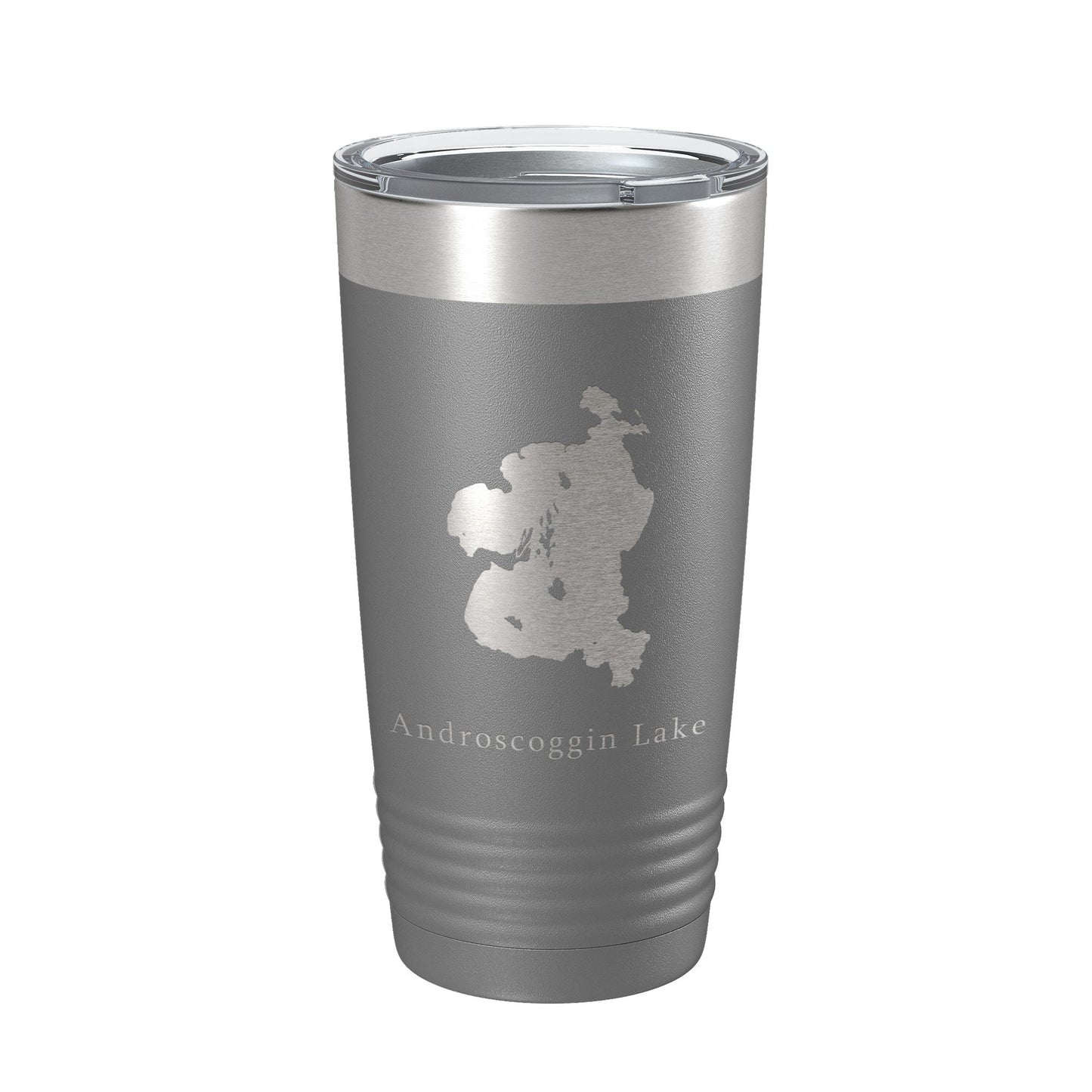 Androscoggin Lake Map Tumbler Travel Mug Insulated Laser Engraved Coffee Cup Maine 20 oz-16
