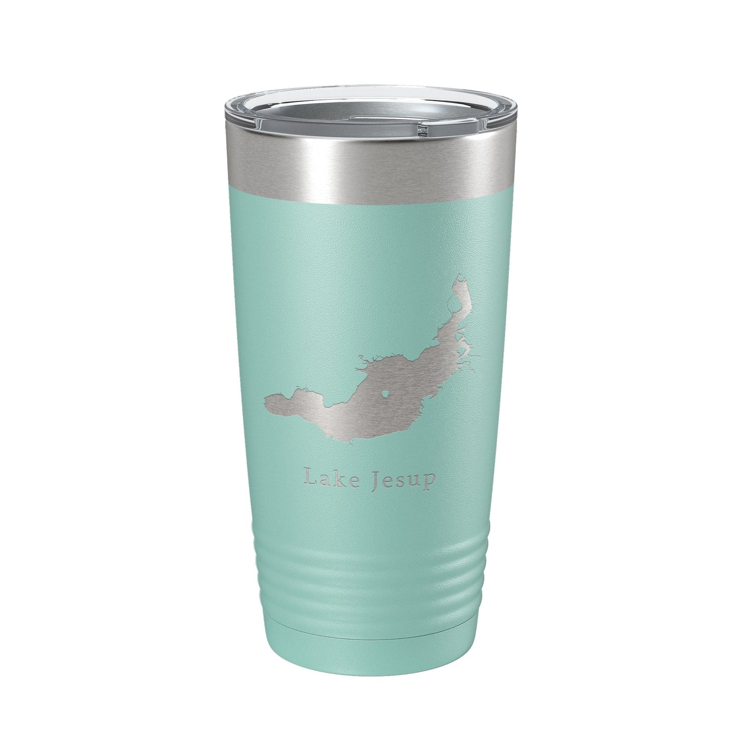 Lake Jesup Map Tumbler Travel Mug Insulated Laser Engraved Coffee Cup Florida 20 oz-12