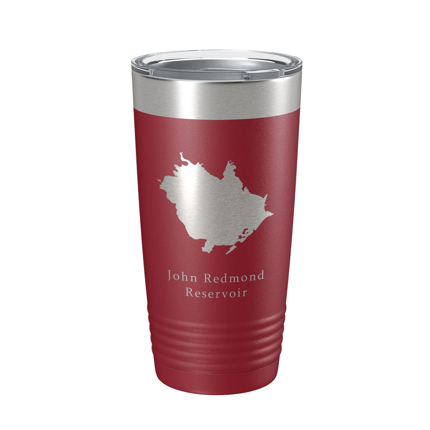 John Redmond Reservoir Tumbler Lake Map Travel Mug Insulated Laser Engraved Coffee Cup Kansas 20 oz-18