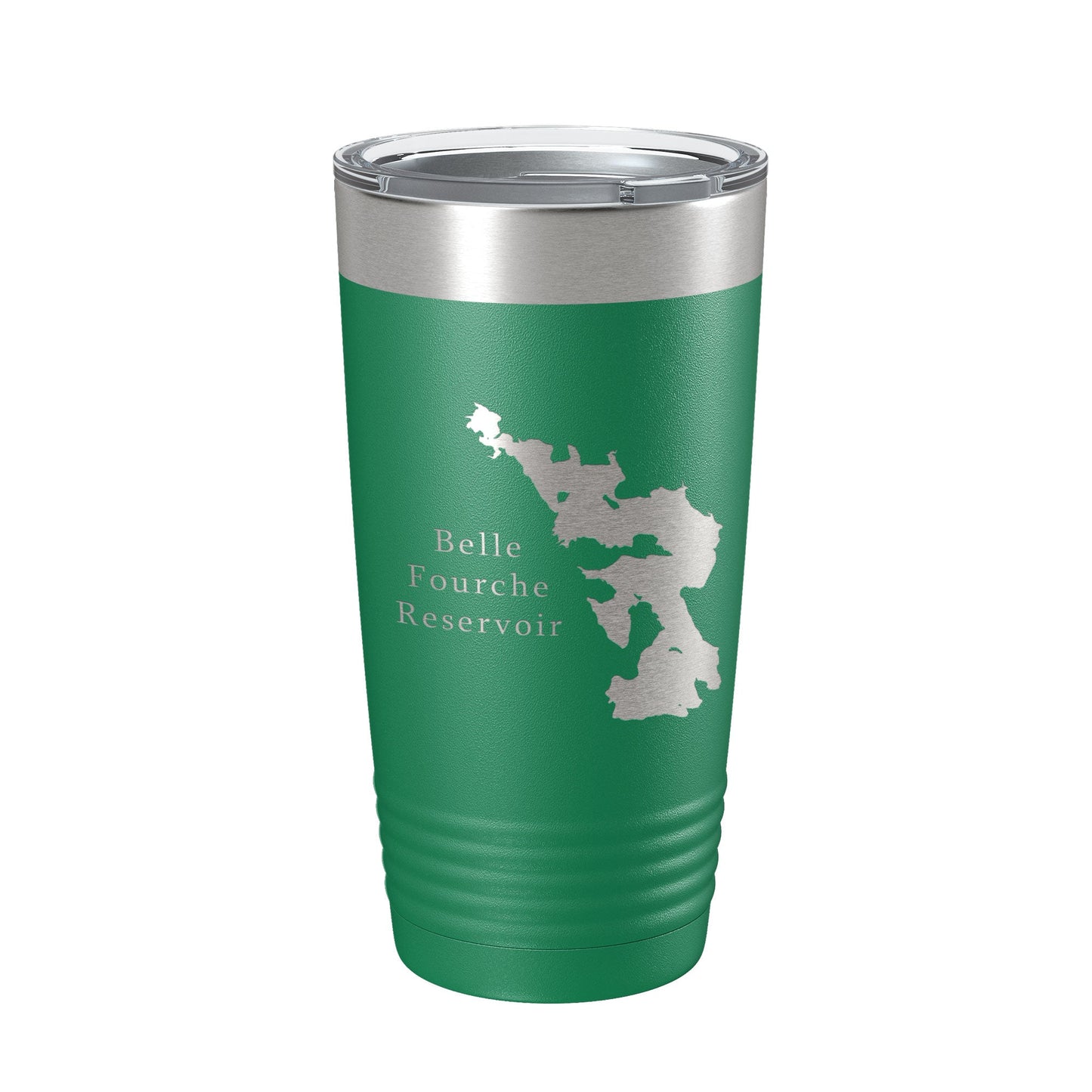 Belle Fourche Reservoir Tumbler Lake Map Travel Mug Insulated Laser Engraved Coffee Cup South Dakota 20 oz-9