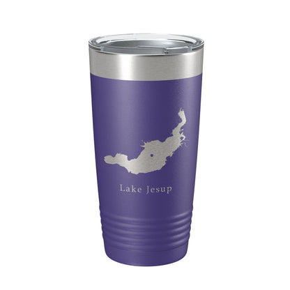 Lake Jesup Map Tumbler Travel Mug Insulated Laser Engraved Coffee Cup Florida 20 oz-15
