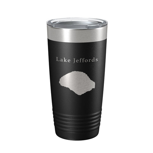 Lake Jeffords Map Tumbler Travel Mug Insulated Laser Engraved Coffee Cup Florida 20 oz-0