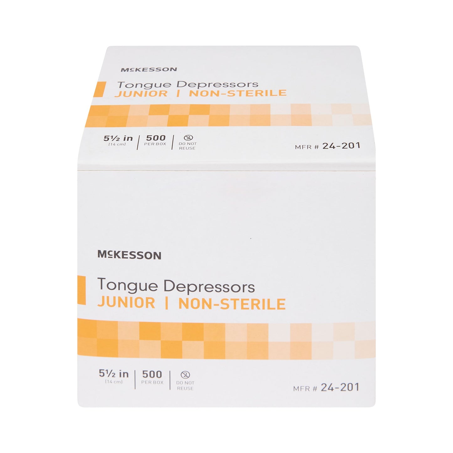 Tongue Depressor McKesson 5-1/2 Inch Length Wood Junior