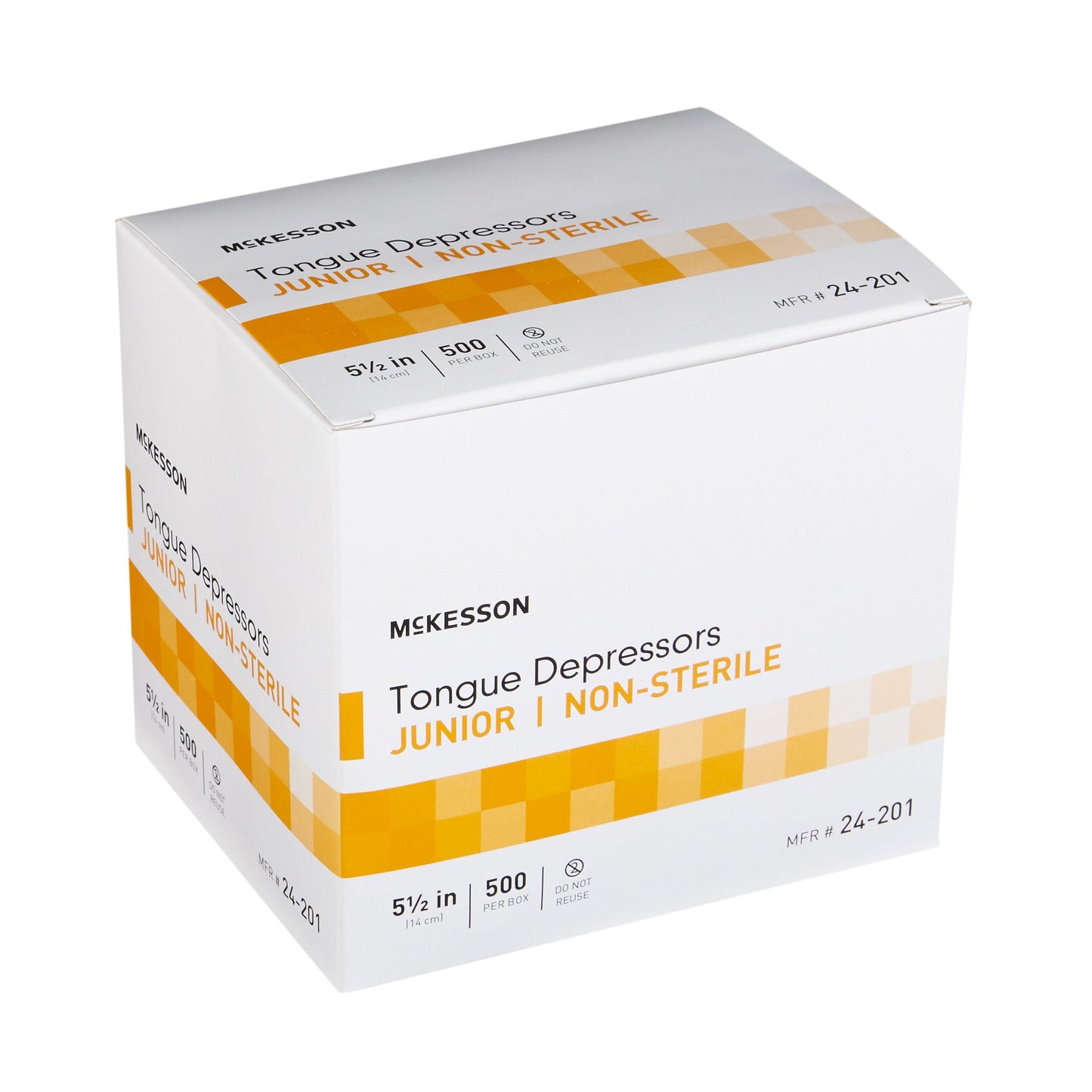 Tongue Depressor McKesson 5-1/2 Inch Length Wood Junior