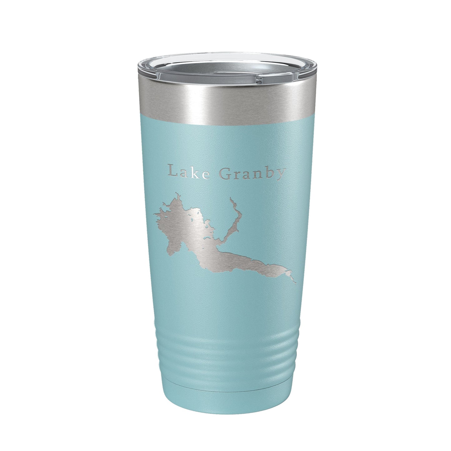 Lake Granby Map Tumbler Travel Mug Insulated Laser Engraved Coffee Cup Colorado 20 oz-13