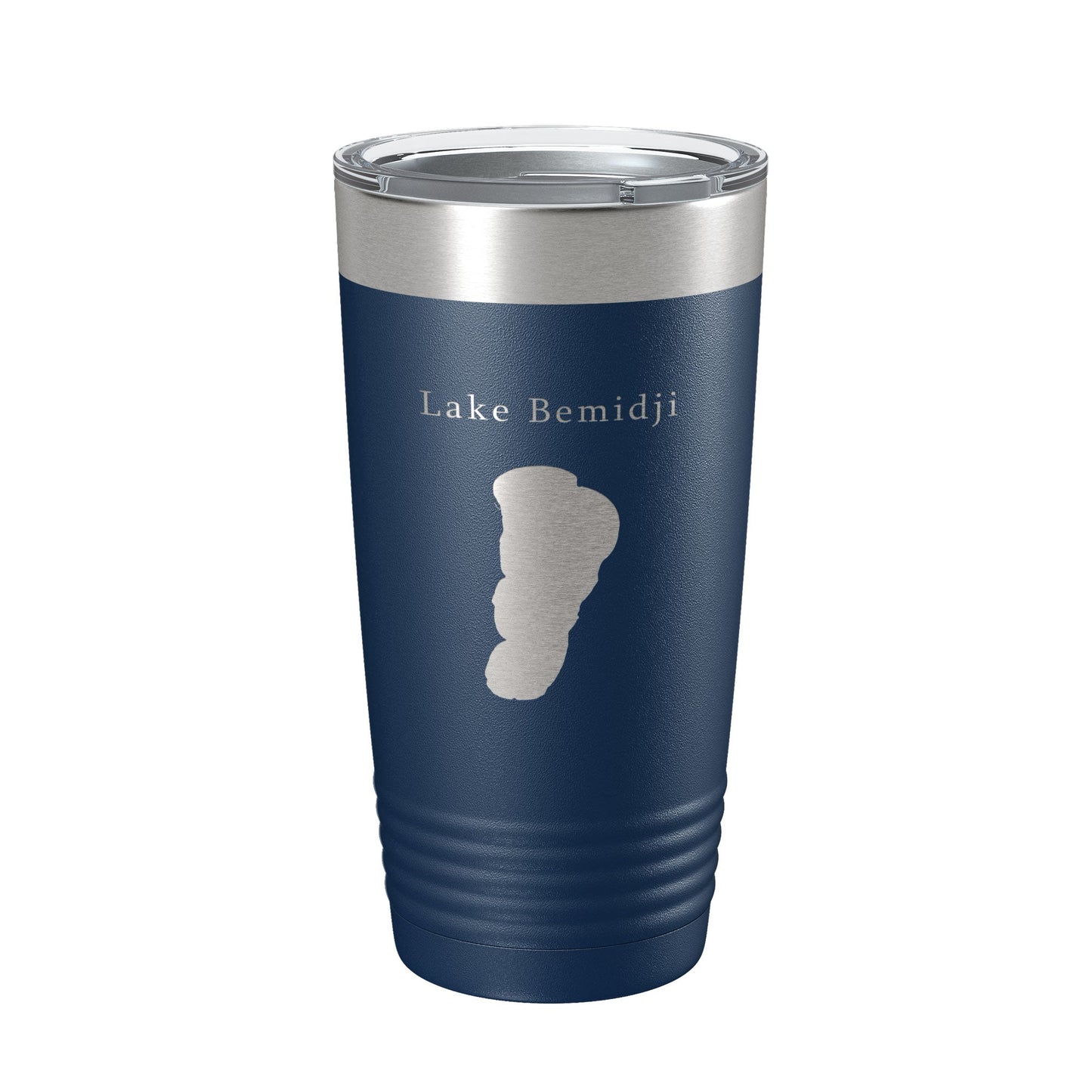 Lake Bemidji Map Tumbler Travel Mug Insulated Laser Engraved Coffee Cup Minnesota 20 oz-8