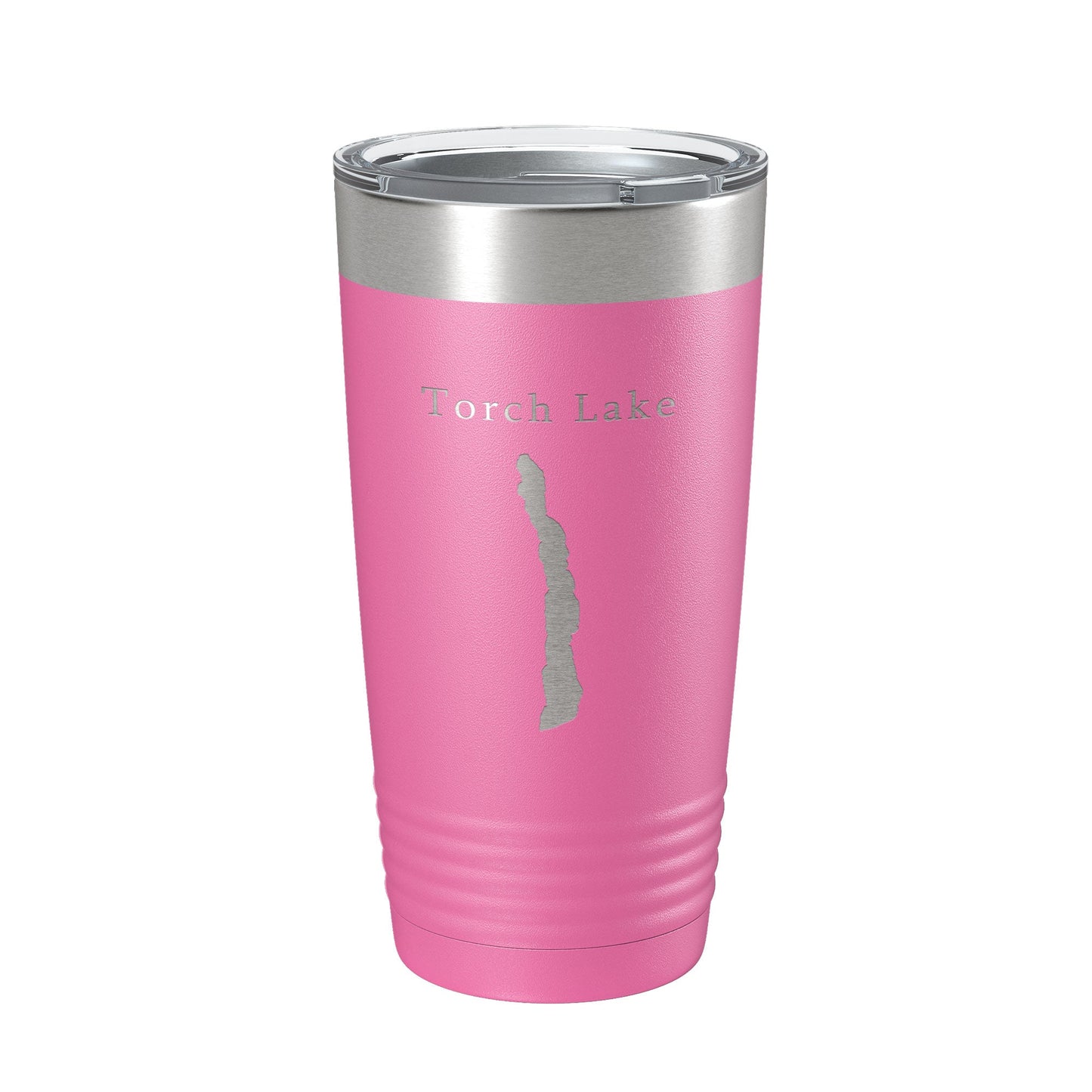 Torch Lake Map Tumbler Travel Mug Insulated Laser Engraved Coffee Cup Michigan 20 oz-11