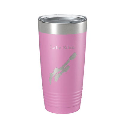 Lake Eden Map Tumbler Travel Mug Insulated Laser Engraved Coffee Cup Vermont 20 oz-14