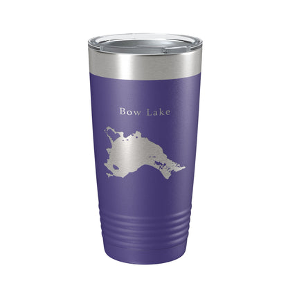 Bow Lake Map Tumbler Travel Mug Insulated Laser Engraved Coffee Cup New Hampshire 20 oz-15