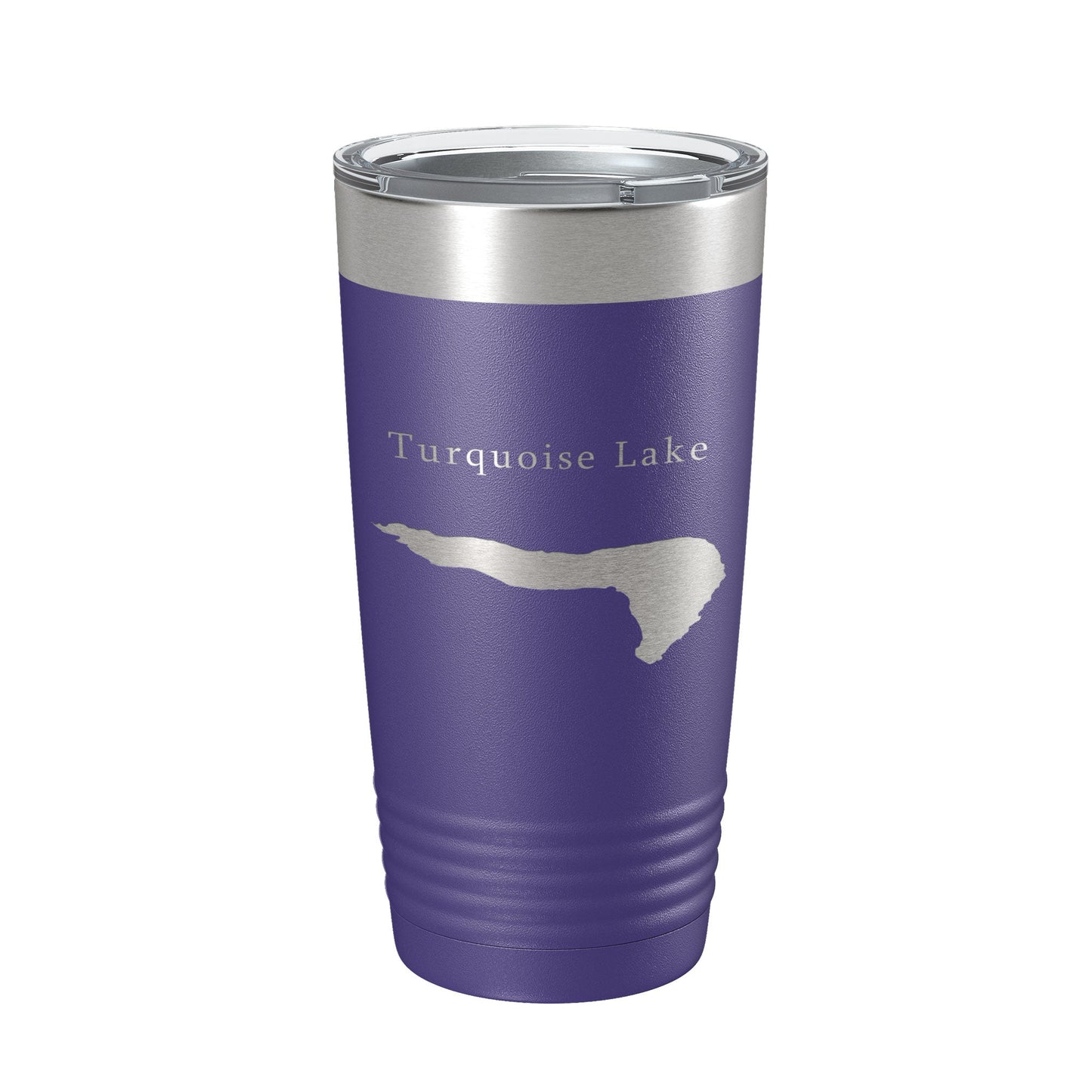 Turquoise Lake Map Tumbler Travel Mug Insulated Laser Engraved Coffee Cup Colorado 20 oz-15