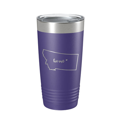 Montana Tumbler Home State Travel Mug Insulated Laser Engraved Map Coffee Cup 20 oz-15