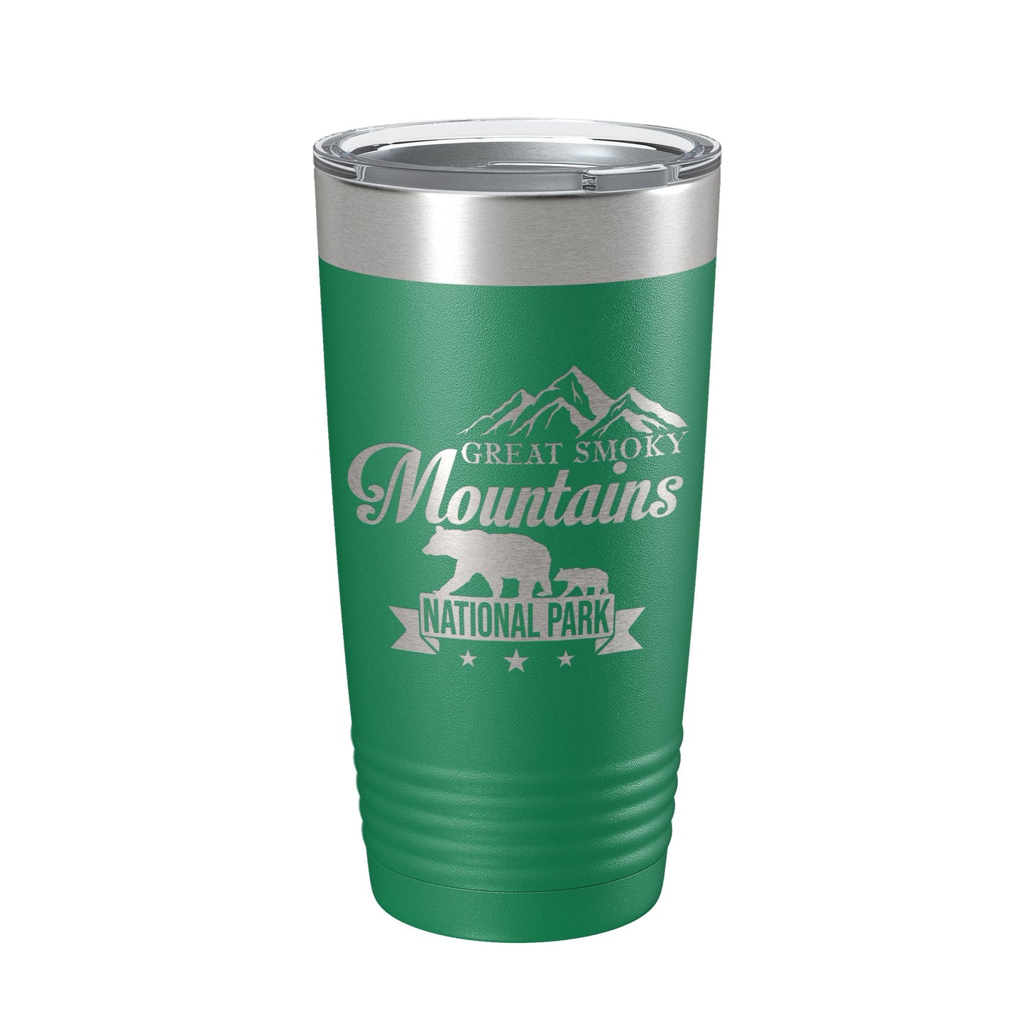 Great Smoky Mountains National Park Bear Tumbler GSMNP Travel Mug Gift Insulated Laser Engraved Coffee Cup 20 oz-9