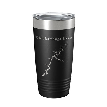 Chickamauga Lake Map Tumbler Travel Mug Insulated Laser Engraved Coffee Cup Tennessee 20 oz-5
