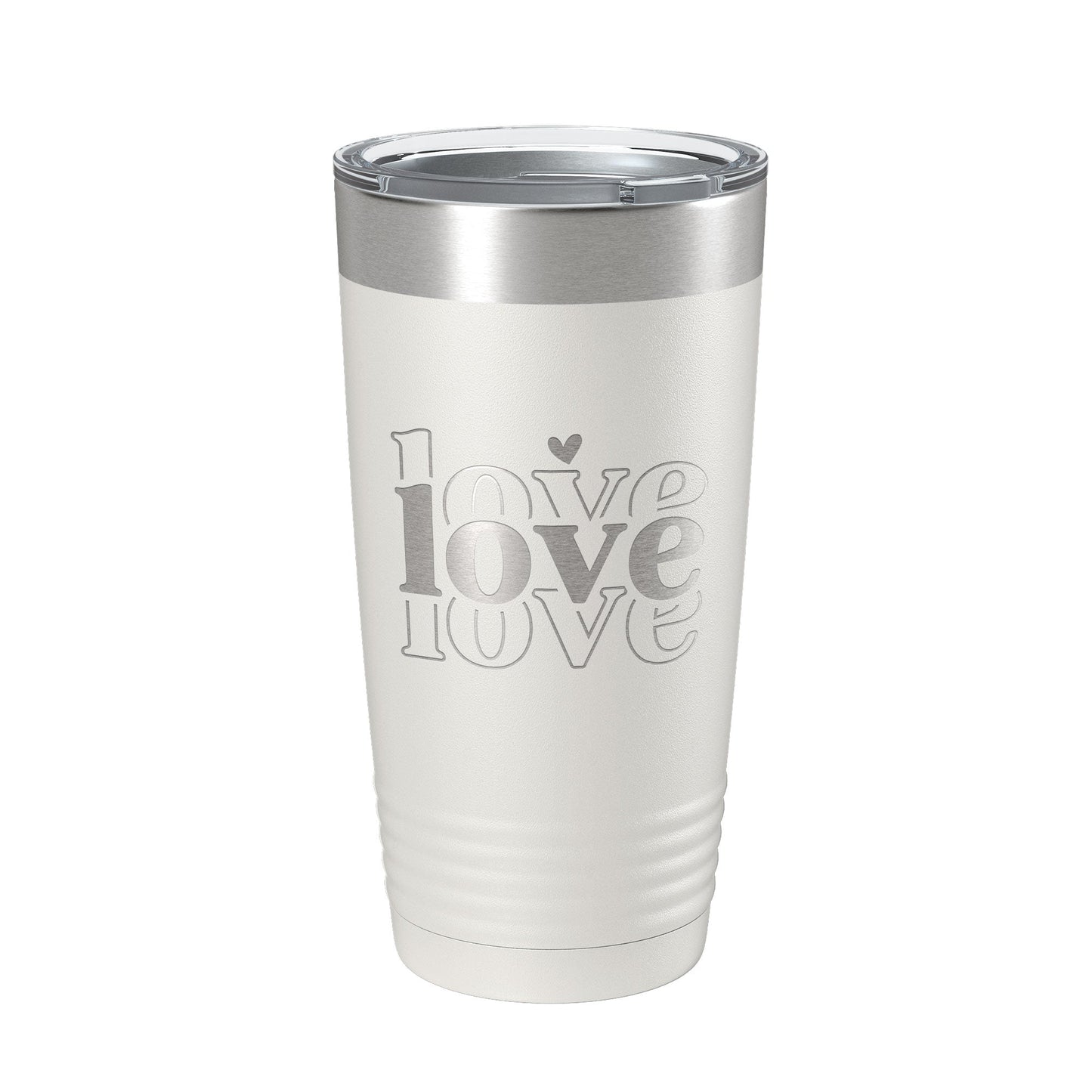 Love Love Love Tumbler Travel Mug Insulated Laser Engraved Coffee Cup 20 oz-7