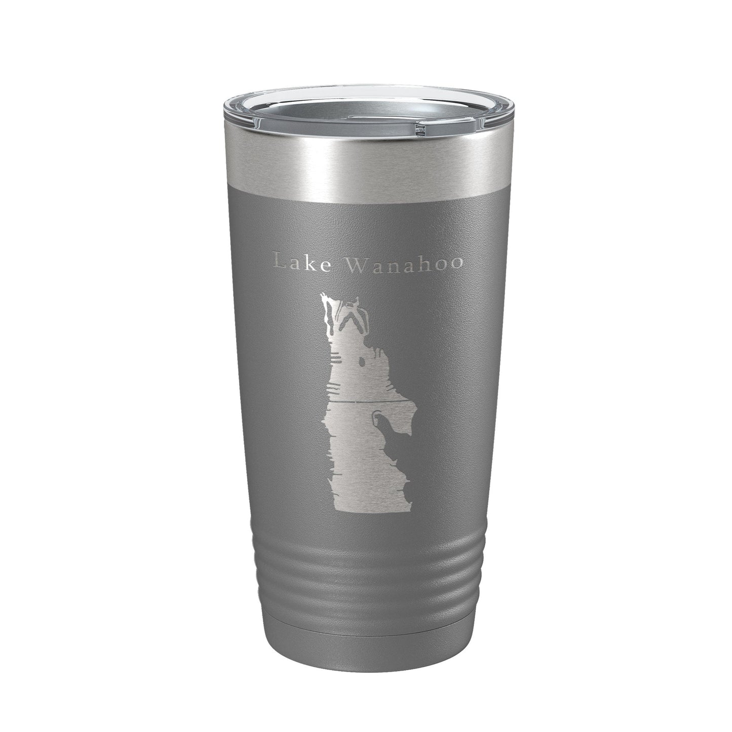 Lake Wanahoo Map Tumbler Travel Mug Insulated Laser Engraved Coffee Cup Nebraska 20 oz-16