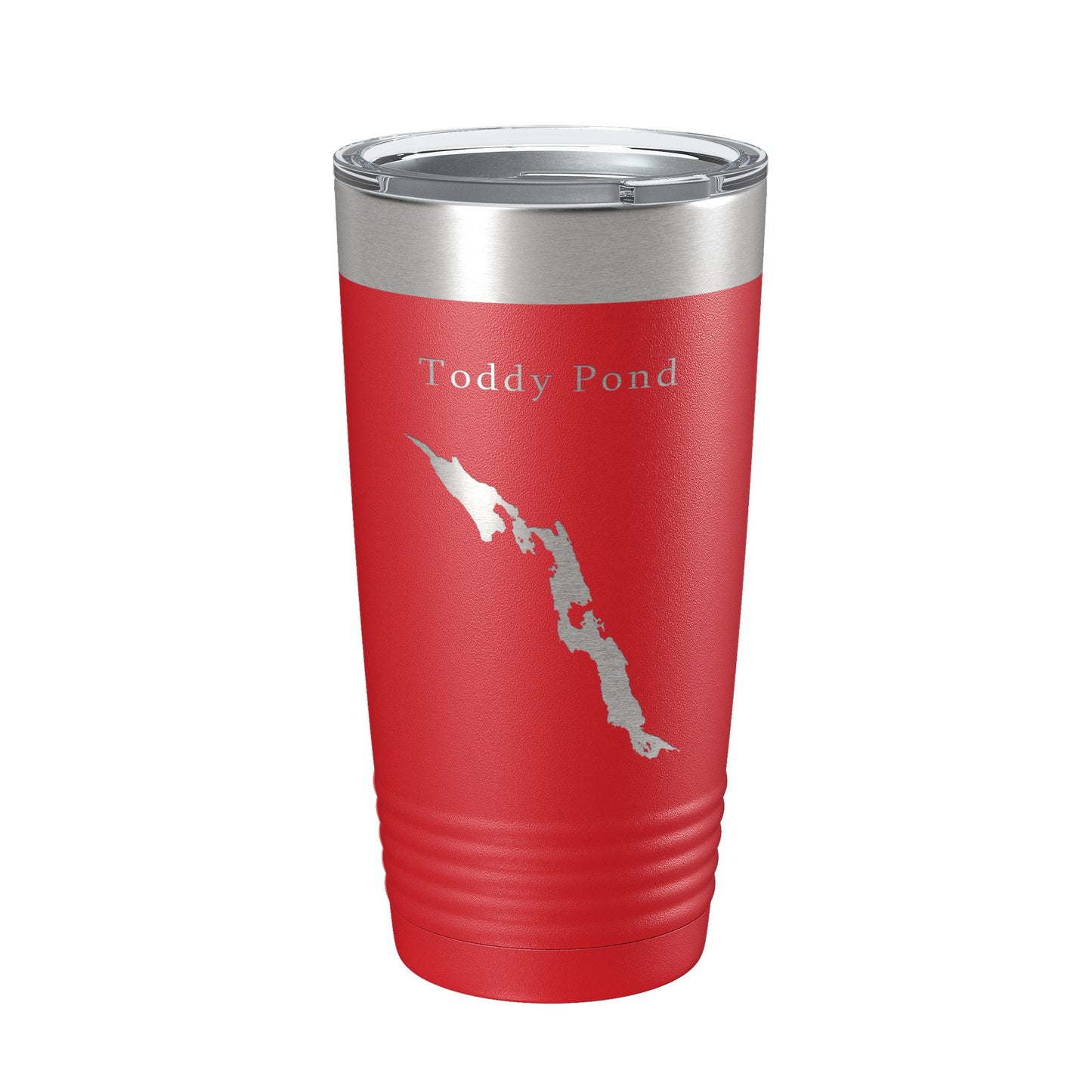 Toddy Pond Tumbler Lake Map Travel Mug Insulated Laser Engraved Coffee Cup Maine 20 oz-10