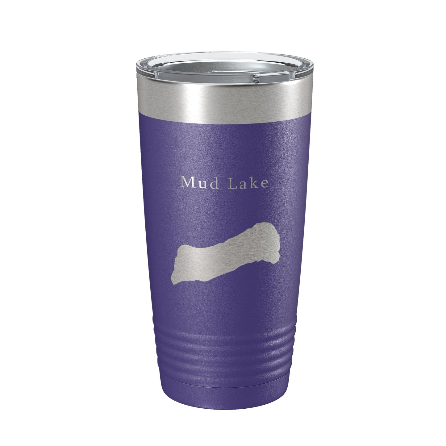 Mud Lake Map Tumbler Travel Mug Insulated Laser Engraved Coffee Cup Maine 20 oz-15