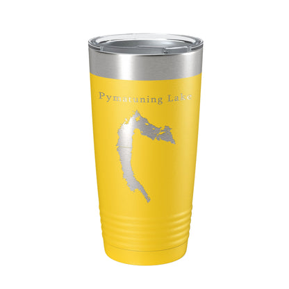 Pymatuning Lake Map Tumbler Travel Mug Insulated Laser Engraved Coffee Cup Ohio Pennsylvania 20 oz-19