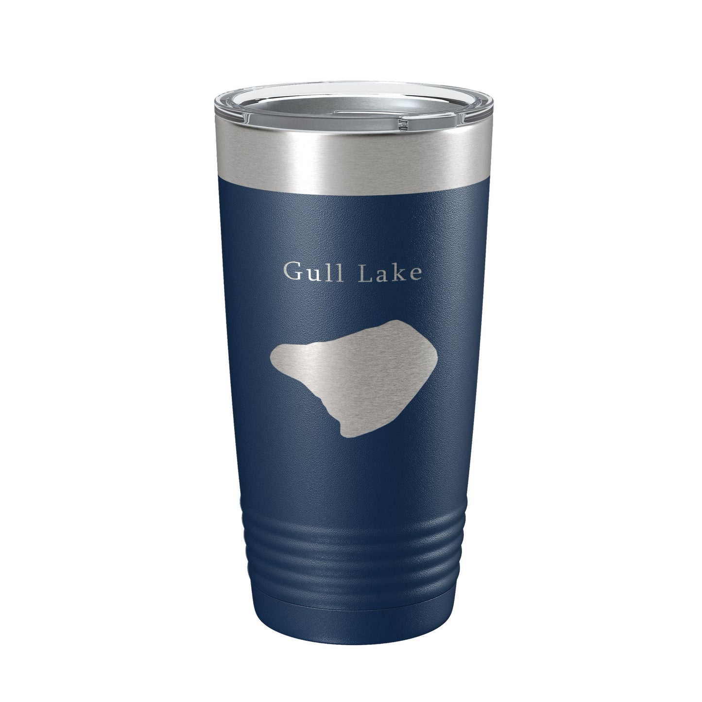 Gull Lake Map Tumbler Travel Mug Insulated Laser Engraved Coffee Cup California 20 oz-8