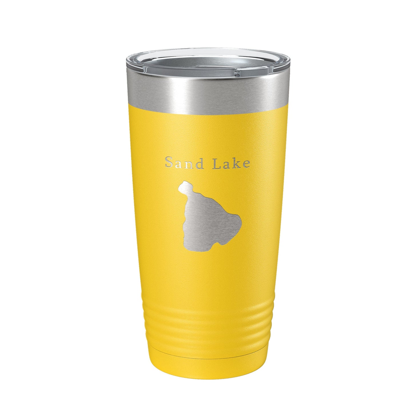 Sand Lake Map Tumbler Travel Mug Insulated Laser Engraved Coffee Cup Michigan 20 oz-4
